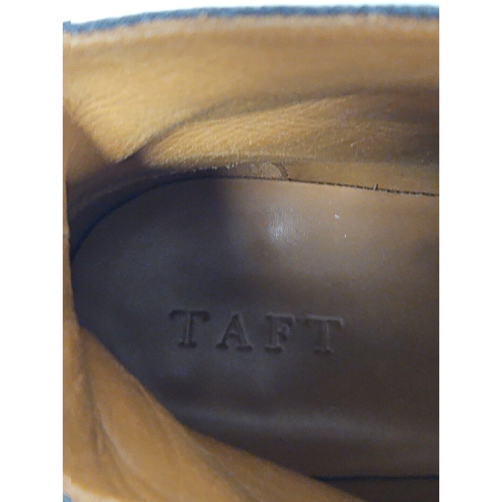 TAFT The Jack Cap Toe Boot In Grey/Oxblood Wool/Leather Men's Size 9 - Picture 14 of 14